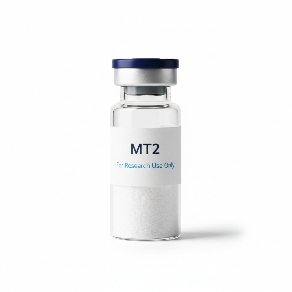 MT2 Melanotan 2 Acetate peptide vial - For Research Use Only