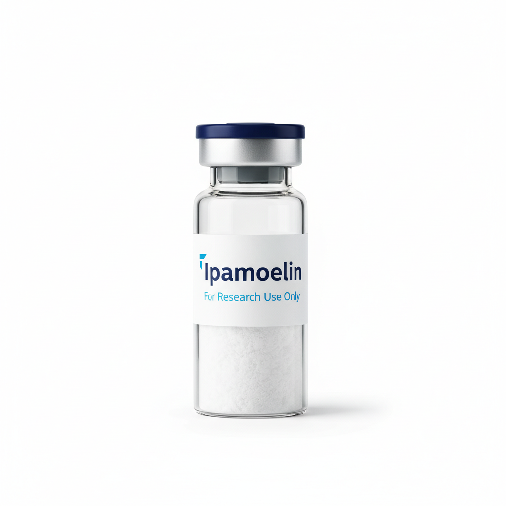 Ipamorelin peptide vial - For Research Use Only