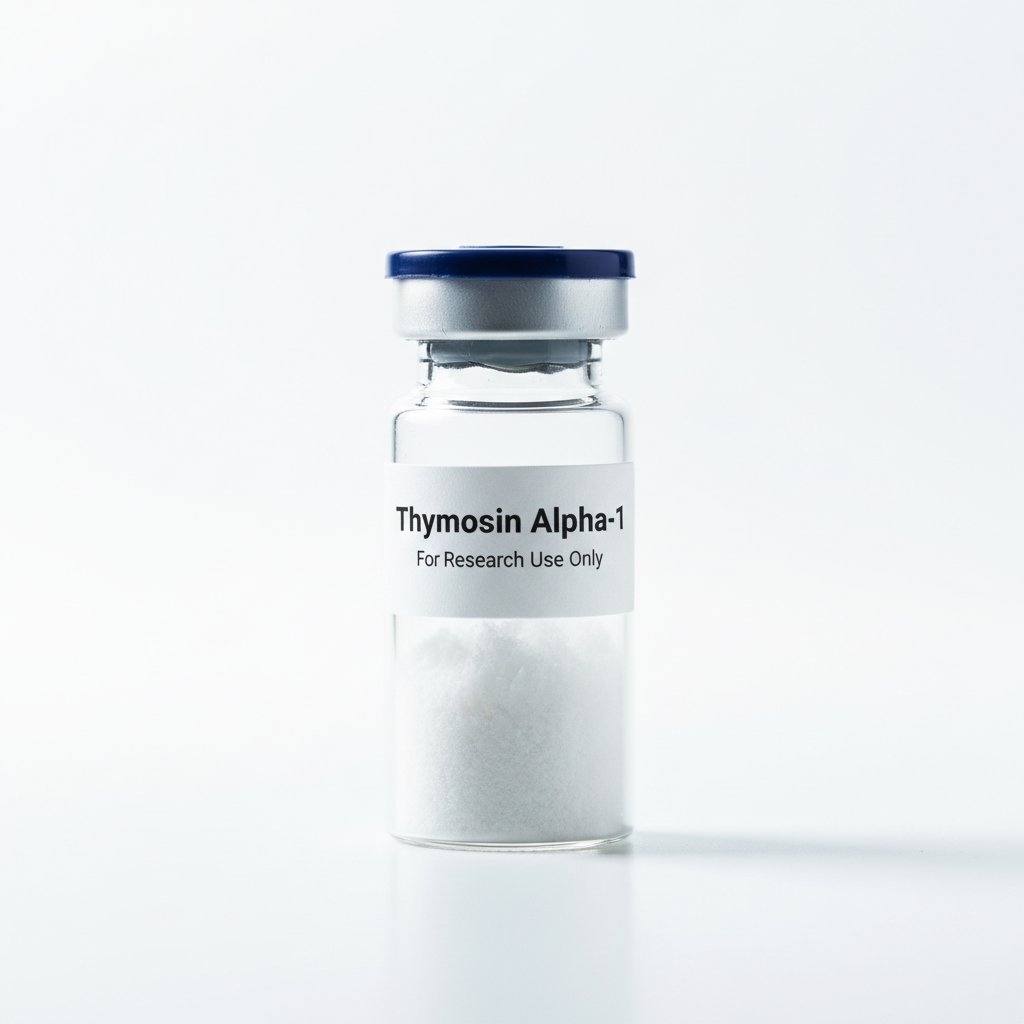 Thymosin Alpha-1 peptide vial - For Research Use Only