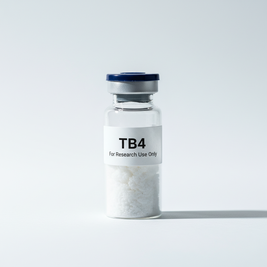 TB4 Thymosin Beta-4 peptide vial - For Research Use Only