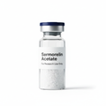 Sermorelin Acetate peptide vial - For Research Use Only